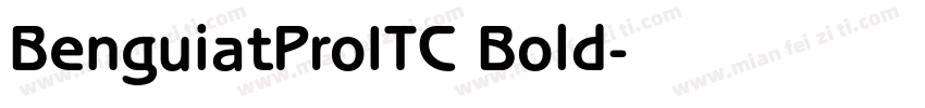 BenguiatProITC Bold字体转换